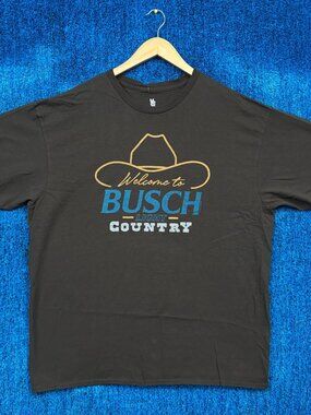Welcome to Busch Light Country Oversized Beer Promo Tee L
